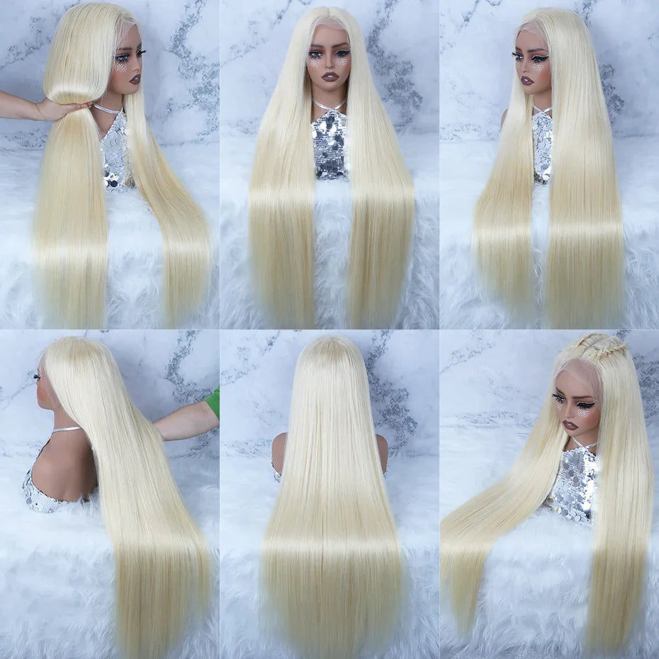 300 Density Human Wig 13x4 13x6 Hd Lace Frontal Wig Human Hair Blonde 613 Lace Front Wigs Raw Vietnamien Straight Wigs For Women