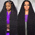 40 Inch Curly Lace Front Wigs Human Hair 250 Density 13x4 HD Transparent Jerry Curly Wigs Pre Plucked For Women