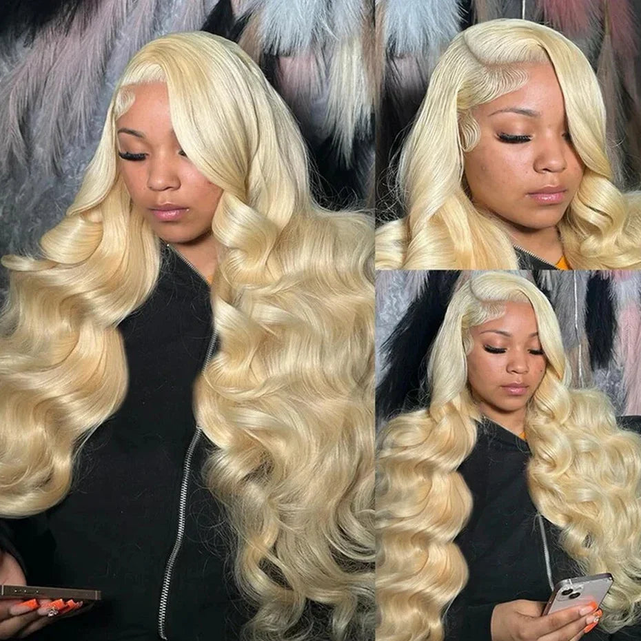 300% High Density Lace Wigs Body Wave Blonde Wig 613 Hd Lace Frontal Wig 13x6 Vietnamese Raw Hair 13x4 Lace Front Human Hair Wig
