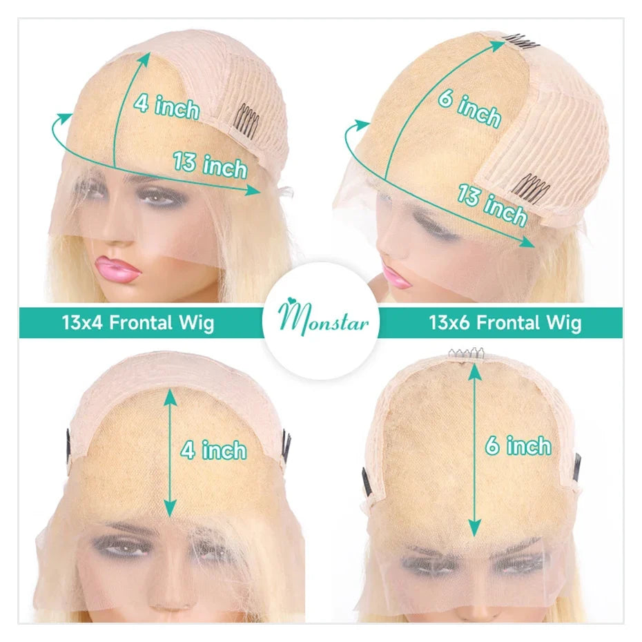 300% High Density Lace Wigs Body Wave Blonde Wig 613 Hd Lace Frontal Wig 13x6 Vietnamese Raw Hair 13x4 Lace Front Human Hair Wig